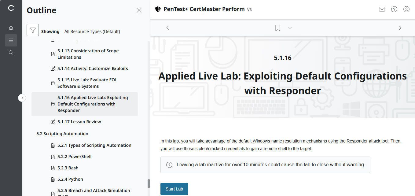 CompTIA PenTest+ CertMaster Perform  PT0-003 (V3) (12 Month Access )