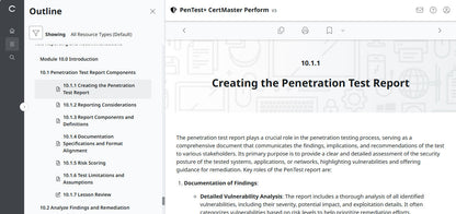 CompTIA PenTest+ CertMaster Perform  PT0-003 (V3) (12 Month Access )